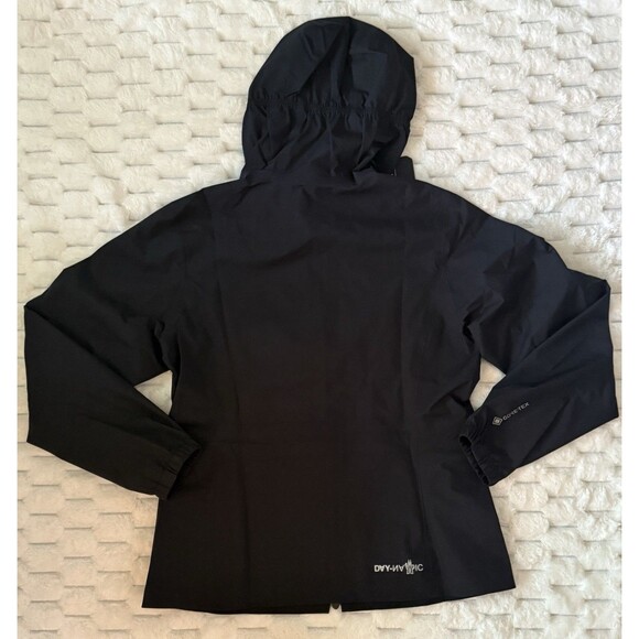 Moncler Grenoble Valles Jacket Women’s Size 2 US 6 Black GORE-TEX Hooded NWT - Picture 9 of 11